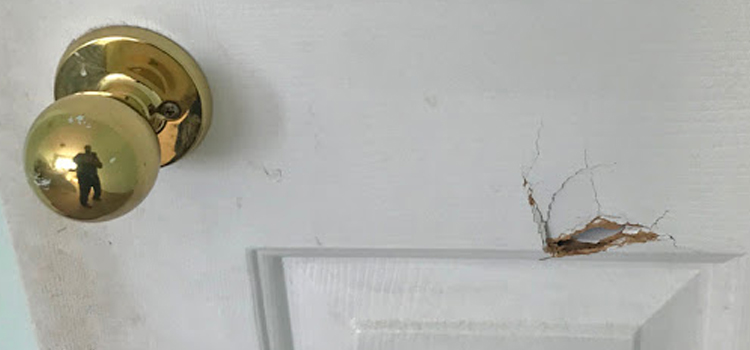 interior door hole repair Rolling Hills Estates